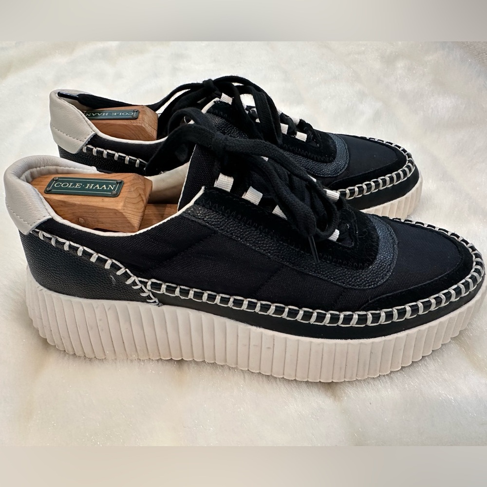 Dolce Vita Dolen Nylon Sneakers Black Nylon -Size 10.5 Like New! - Picture 6 of 12